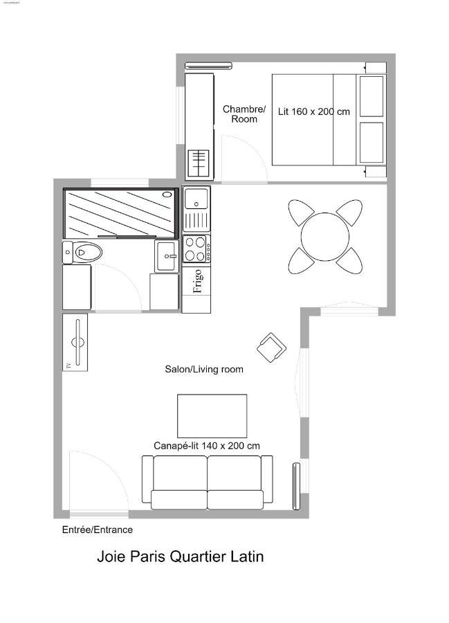 Joie Paris Quartier Latin Apartment Luaran gambar